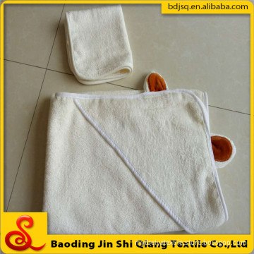 Wholesale Solid Color Organic Bamboo Baby Towel Fabric, Baby Towels And Blankets